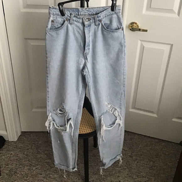 usa 1995 🇺🇸orange tab highest waist vintage levis - Picture 3 of 13